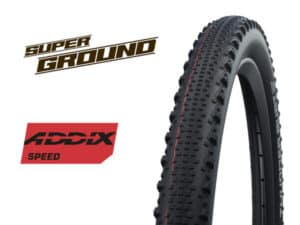 High-performance MTB tyre for rugged terrain.