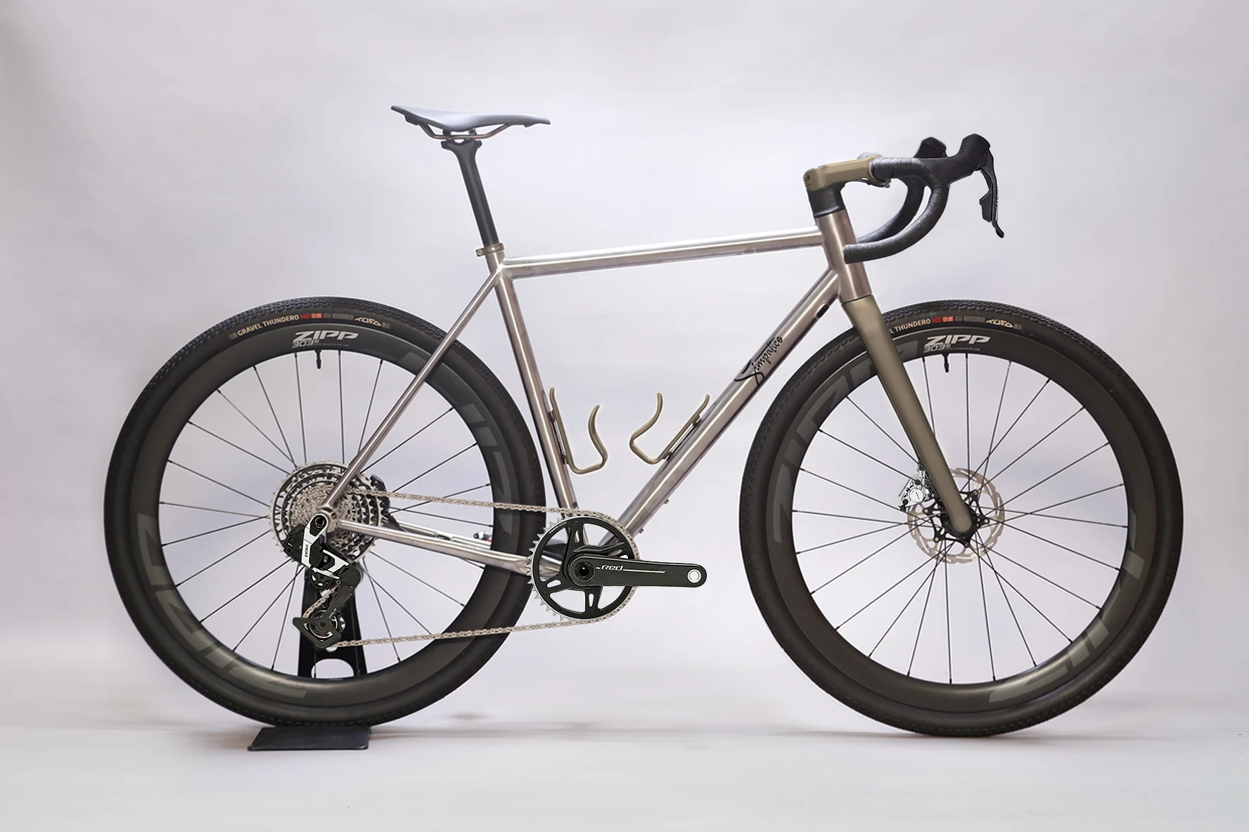 Blue N1 Rode N1 Custom Titanium All-Road Bike | Simpatico Bikes